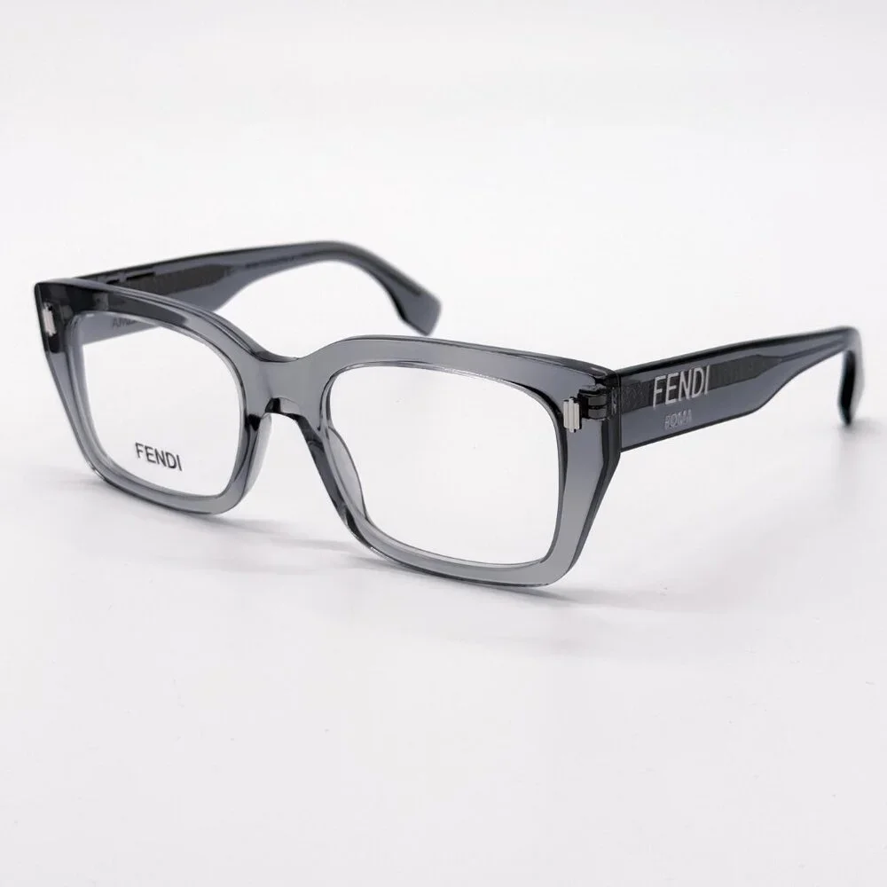 NEW FENDI FE50094I 020 GREY UNISEX EYEGLASSES FENDI
